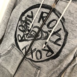 Classic dark grey Roxy zip up